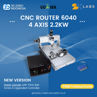 Zaiku CNC Router 6040 4 Axis CNC PCB Milling with 2.2 KW Water Spindle